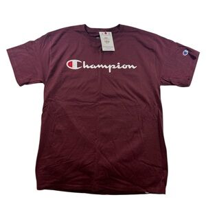 Champion Men's Short Sleeve Maroon T-Shirt
